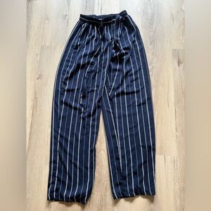 Striped office pants